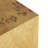 Cole And Grey Wood Square Cube Accent Table With Wood Grain Patterns