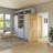 80-in 6-Panel Solid Wood Primed Slab Door-50273715-50280858