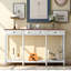 Console en bois massif de 58 po-1591357840-1591357855