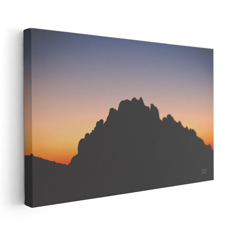 «Make Me Your Sunset IV», reproduction d'art sur toile, H 20 po x l 30 po