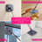 True & Tidy True Clean Mop & Bucket System with Silicone Floor Sweeper Deluxe Set