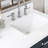 Ariel Monroe 60 Inch Double Rectangular Sink Bathroom Vanity With Carrara White Quartz Countertop-105988670