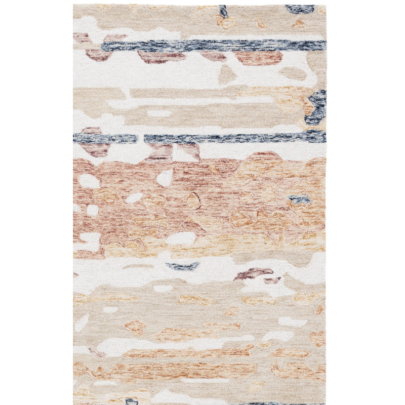 Ebony 176 Hand Tufted 80% Wool; 20% Cotton Abstract Rug, Runner 2'3" x 8'