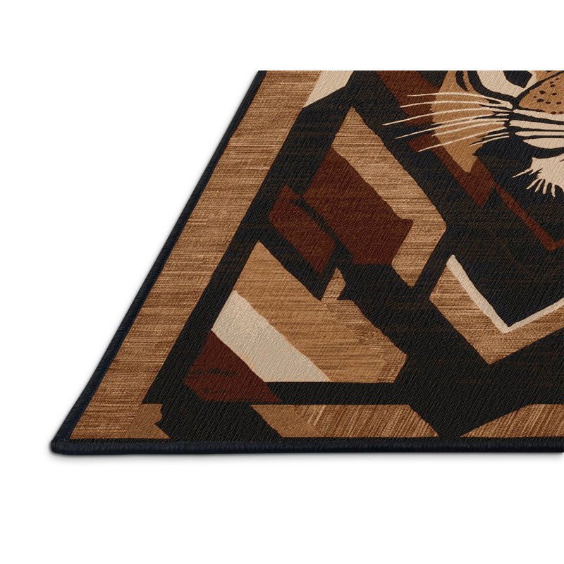  Tapis lavable Paraguay Jaguar Big Cats, Rectangulaire 2 pi x 3 pi