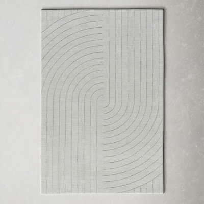 Kolo Handmade Wool Green Rug