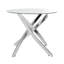 Chavis 90cm Wide Tempered Glass Dining Table