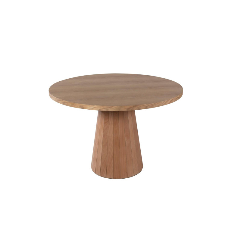 Ferro Beech Round Dining Table, 75cm H x 75cm L x 100cm W