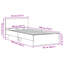 Vidaxl Bed Frame Without Mattress With Headboard Artisan Oak 75X190 Cm-1112222734-1112222720