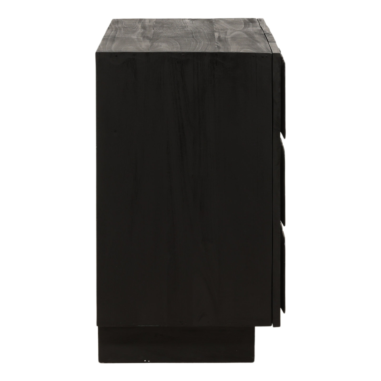 Eastwood Solid Wood Storage Cabinet, Black, 34.74" H x 71.57" W x 18.11" D