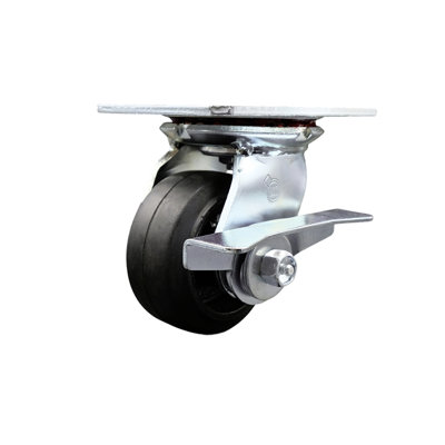 Heavy Duty Rubber on Steel Caster