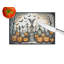 Pet Cemetery Spooky Halloween Glass Cutting Board Large