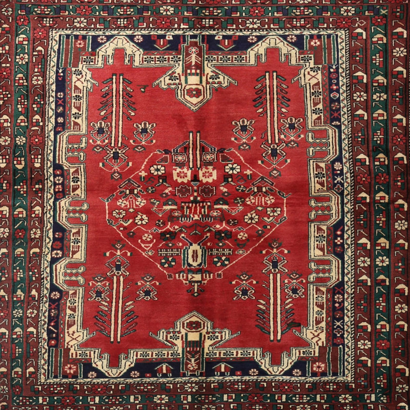 Southwestern Indoor Rug, Round 8'