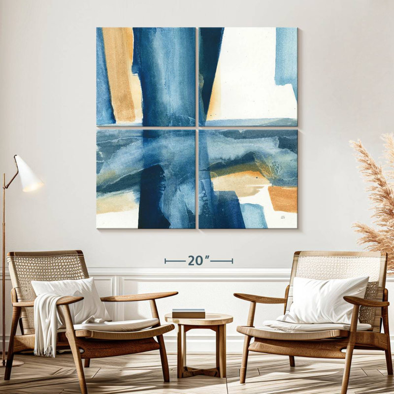 Indigo I, 57" H x 57" W