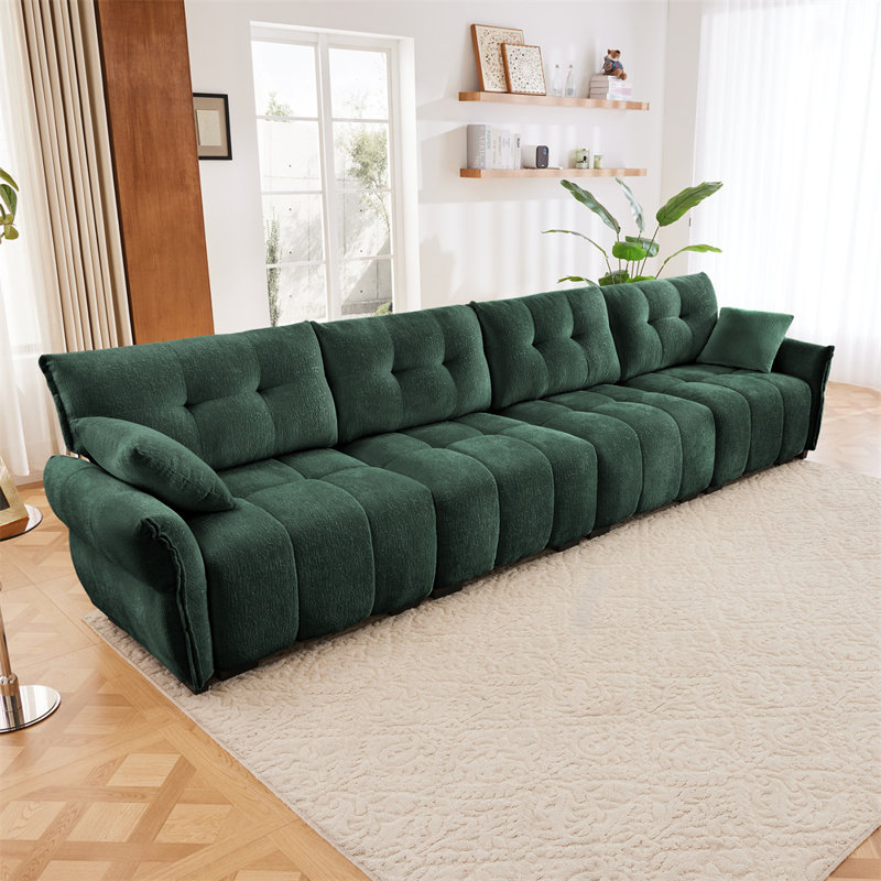 141.7" Sofa, Green