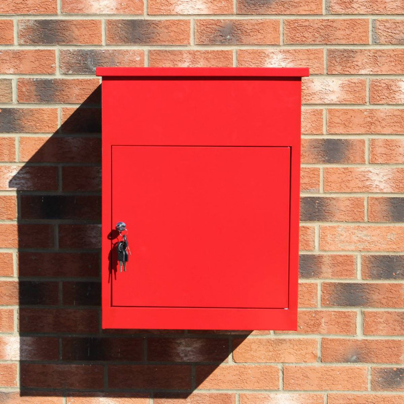 Katmai Steel Wall Mounted Post Box