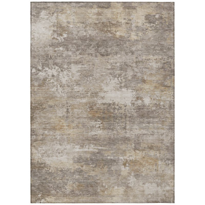 Machine Washable Indoor/Outdoor Wagenen ACN2369 Abstract Rug