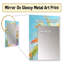 Popart Palm Trees III - Miroir mural tropical-113842011