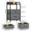 40cm W Metal Bedside Table-2063643796