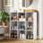 8-Cube Bookcase, Decorative Storage Shelf
