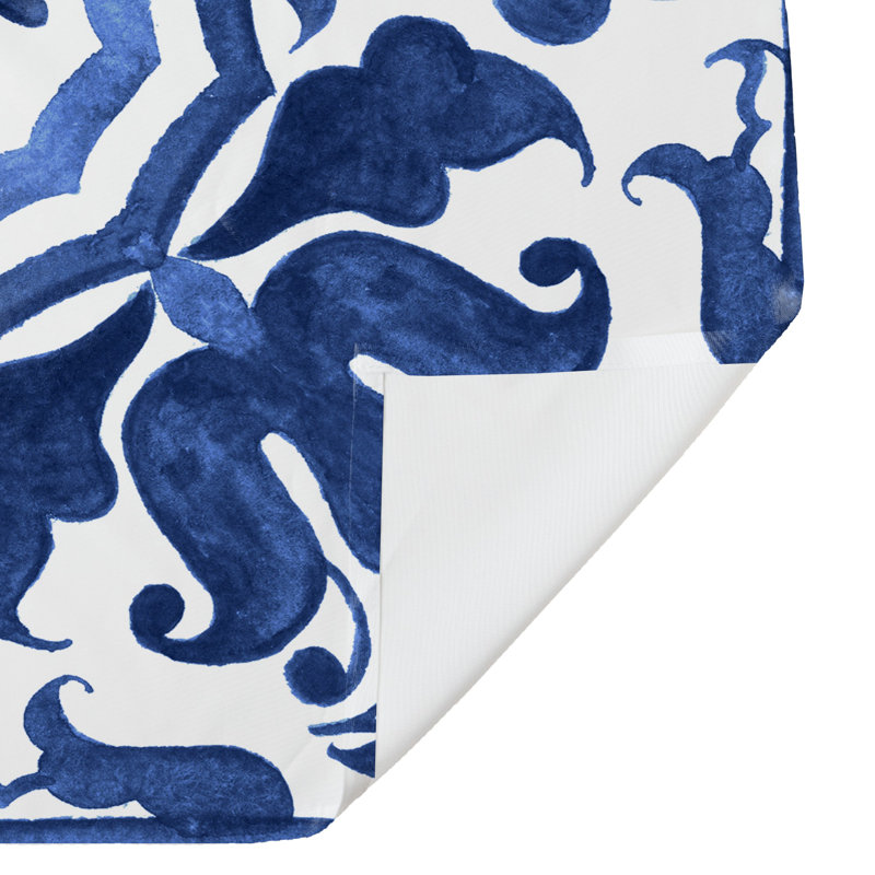 Huckins Geometric Shower Curtain