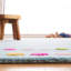Tapis bleu / rose en laine / coton touffeté à la main Avianna-87912282
