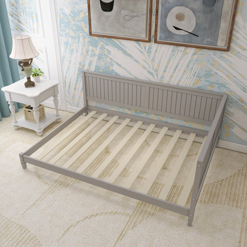 Kinsasha Solid Wood Daybed, Full, Gray