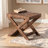 Jaelyn Modern Handwoven Wicker Accent Stool