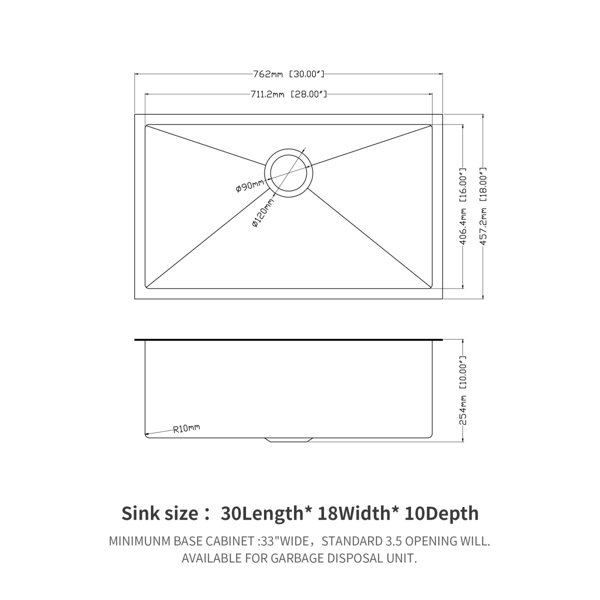 Dimensions du produit