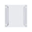 Duprey Glass Top Sled End Table
