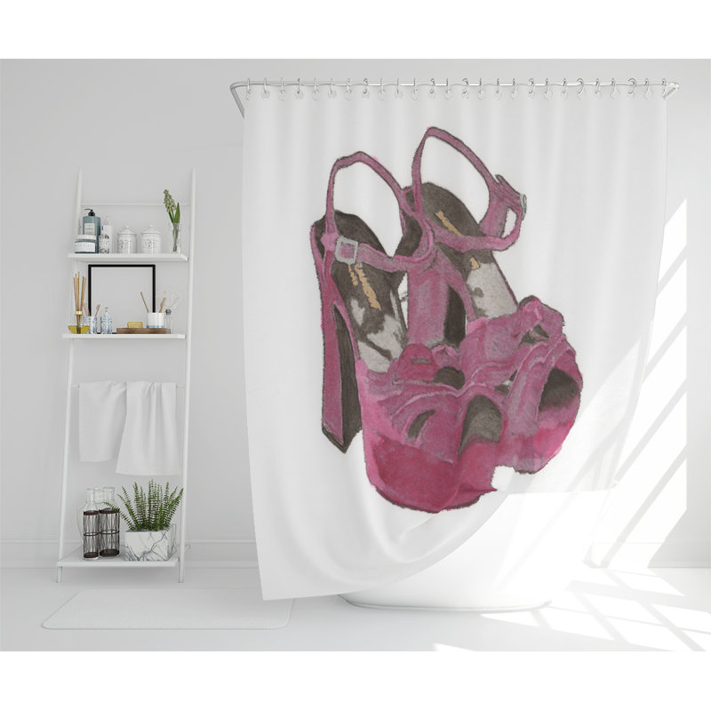 Putman Polyester Shower Curtain Set