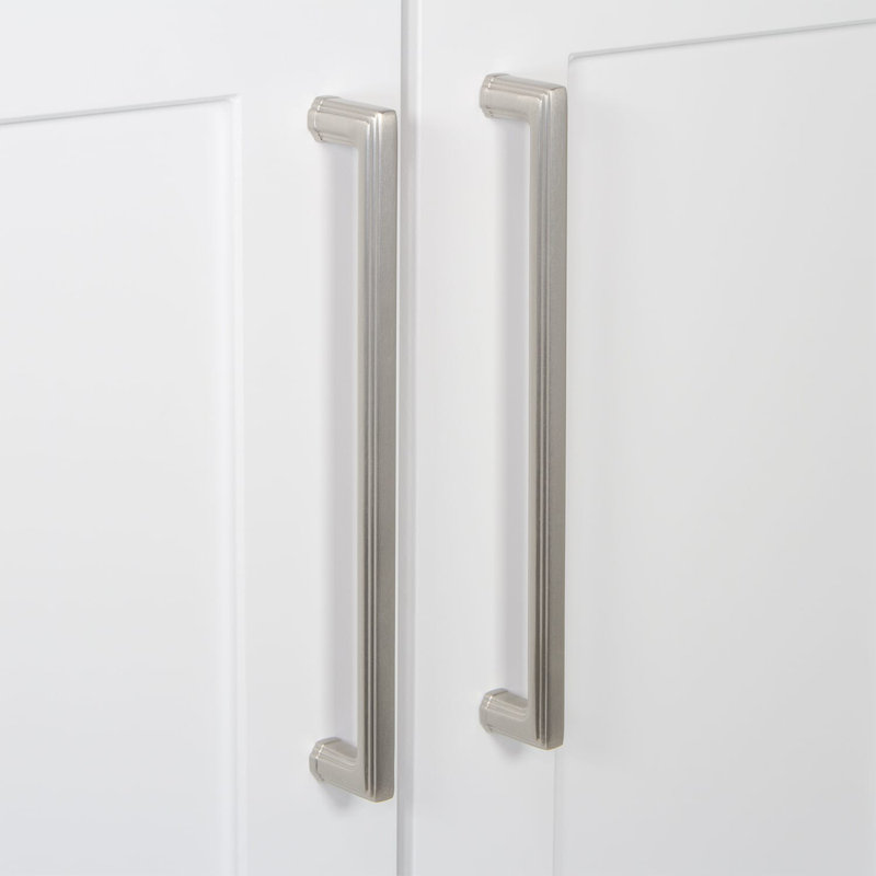 Bar / Handle Pull, 6", Satin Nickel