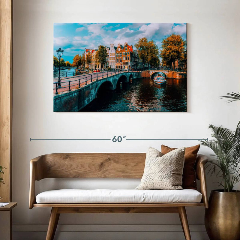 Canal Sirci Amsterdam, H 30 po x l 45 po