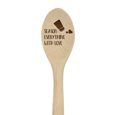 Cuillère pour la cuisson de la saison en toute amour avec love