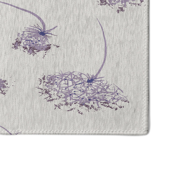 Alvordton Chenille Floral Indoor Rug, Rectangle 2' x 3'