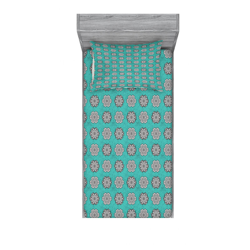 Microfiber Sheet Set, Twin Sheet Set with Fitted Sheet