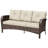 3-person Patio Rattan Sofa With Wide Armrests-1801072871