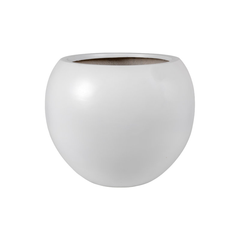 Jardinière Harmony, L 16 po x l 16 po x H 12,5 po, Blanc mat