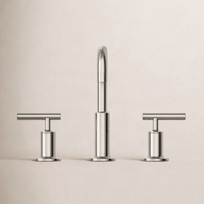 Purist Low-Handle Widespread Bathroom Faucet