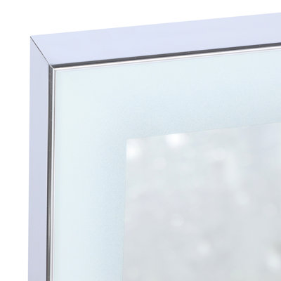 Bathroom Vanity Mirror 48x32in, Led Framed, Fog, 3 Color Transformative Choices Wall Customisable Possibilities Accessible