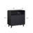 31.5" Curved-Edge 2-Door Buffet With Open Shelves And Grooved Trim Finish, Sideboard With Adjustable Shelves For Dinning, Kitchen-516014292