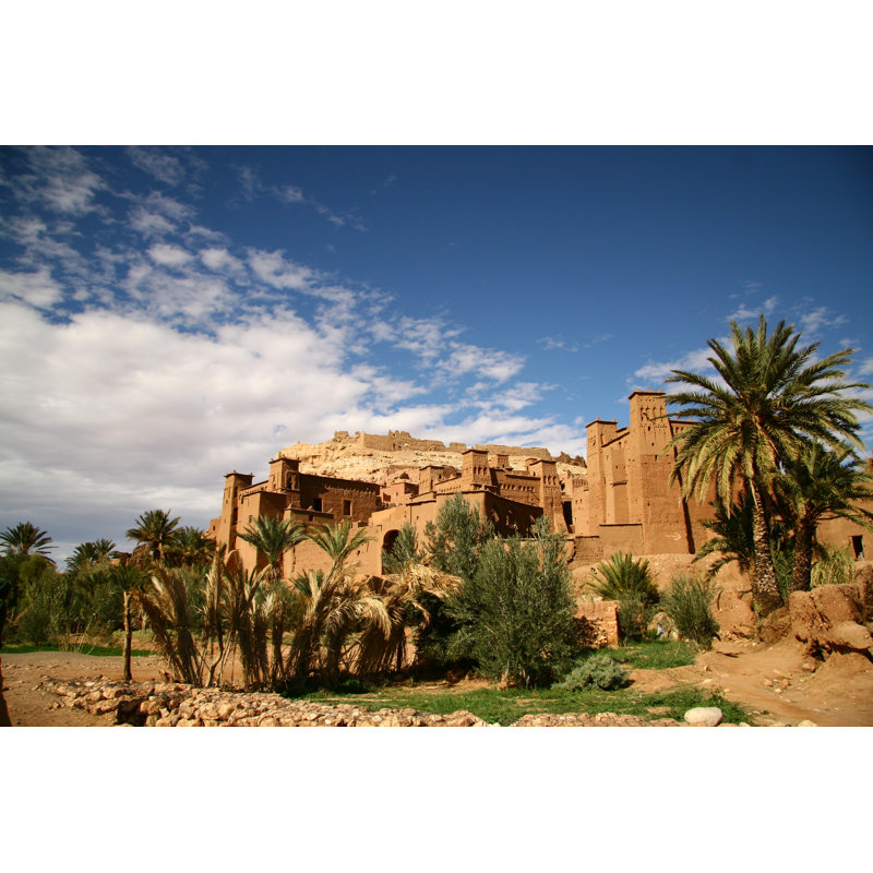 Ait Benhaddou, Maroc - Photographie sur toile tendue, H 8 po x l 12 po x P 1,25 po