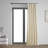 Bodulf Thermal Cross Linen Weave 100% Blackout Curtains for Bedroom & Living Room Curtains - Single Panel Drapes-1697734136-1697734134