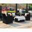 Henryk Plastic 4 - Person Deep Seating Group with Cushions-1893311383