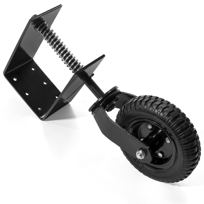 XtrememepowerUS Universal Flat Free Tire Gate Wheel, Black