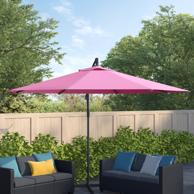 Amazonia 295cm Cantilever Parasol, Red Wine