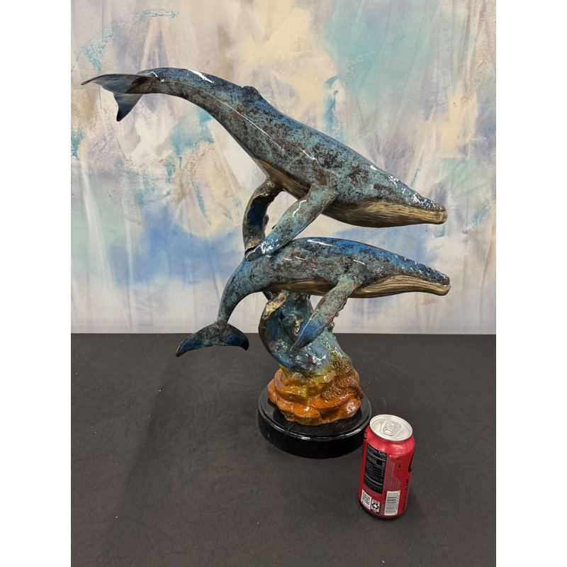 Sculpture en bronze coulé « Voyageons ensemble »