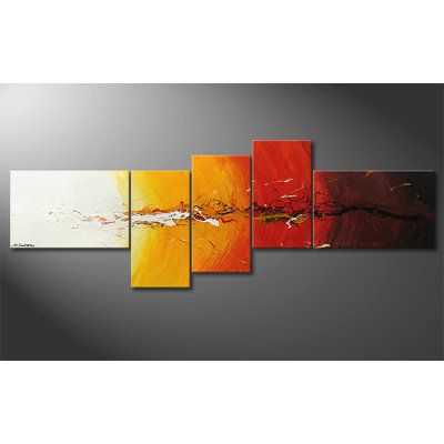5 Piece No Frame Painting on Canvas