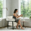 Modern Modern Metal Frame Accent Chair Armchair For Living Room,Bedroom-434921607-434921848