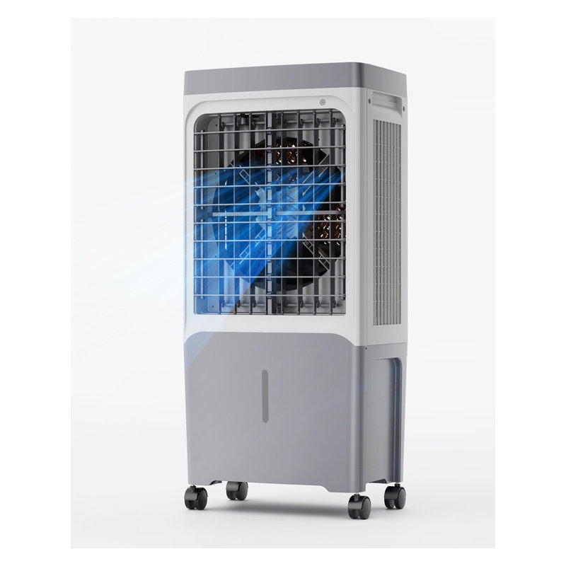 Refroidisseur d'air portatif à évaporation avec télécommande - Refroidisseur d'humidificateur et humidificateur haute vitesse 1800 CFM pour une utilisation intérieure / extérieure, inclus les sacs de glace
