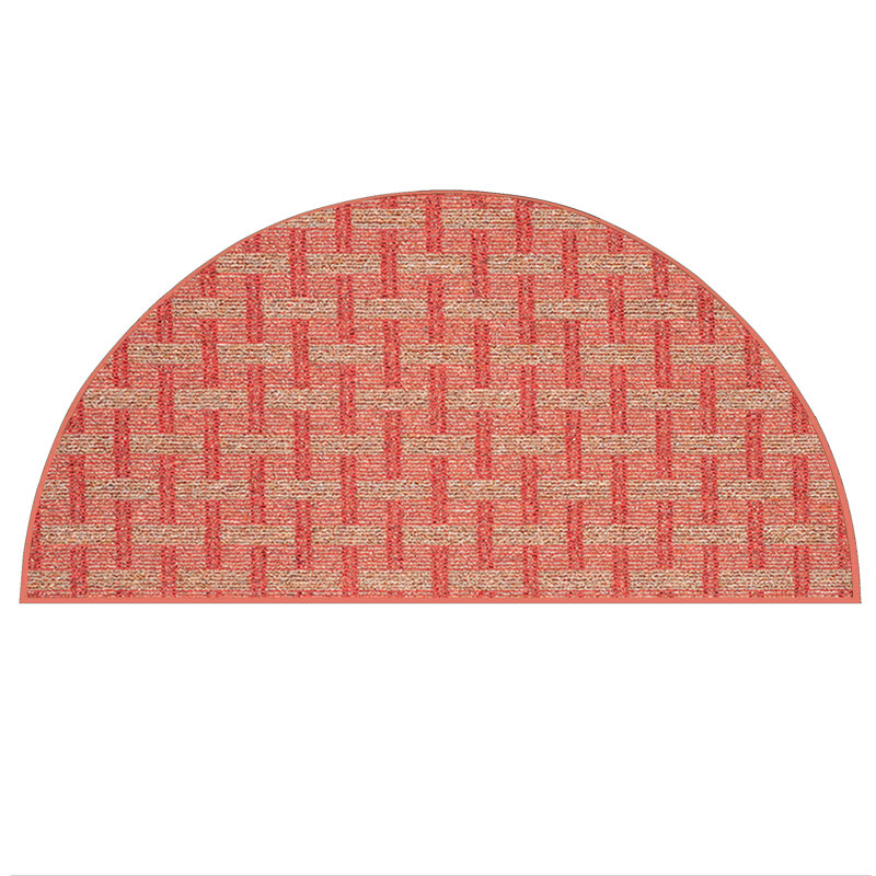 Tapis d'intérieur / extérieur Dareus, Demi-cercle 2 pi 6 po x 5 pi